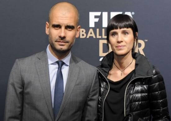 Pere Guardiola brother Pep Guardiola and sister in law Cristina Serra.